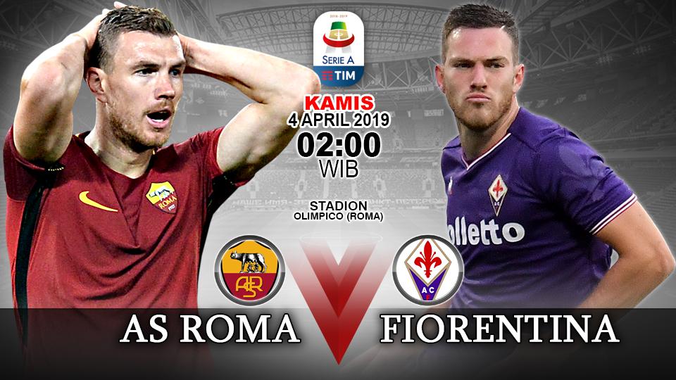 Prediksi pertandingan AS Roma vs Fiorentina.