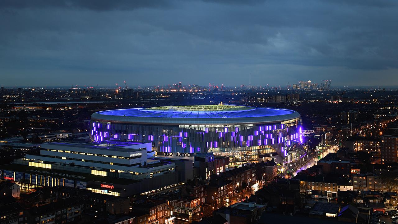Potret stadion baru Tottenham Hotspur dari udara