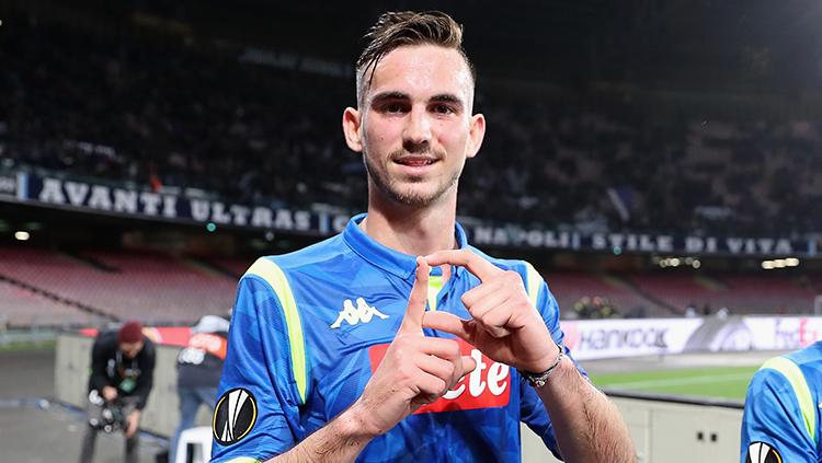 Fabian Ruiz gelandang Napoli, pencetak gol tunggal ke gawang Torino Sabtu (07/05/22) malam kemarin. - INDOSPORT