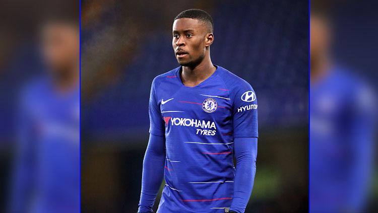 Marc Guehi, pemain Chelsea U-19 saat bermain di Stamford Bridge akhir pekan lalu. (John Walton/GettyImages)