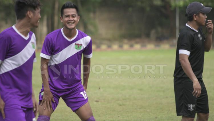 M Roby saat menjalani sesi latihan bersama Persita Tangerang. Roihan Susilo/INDOSPORT
