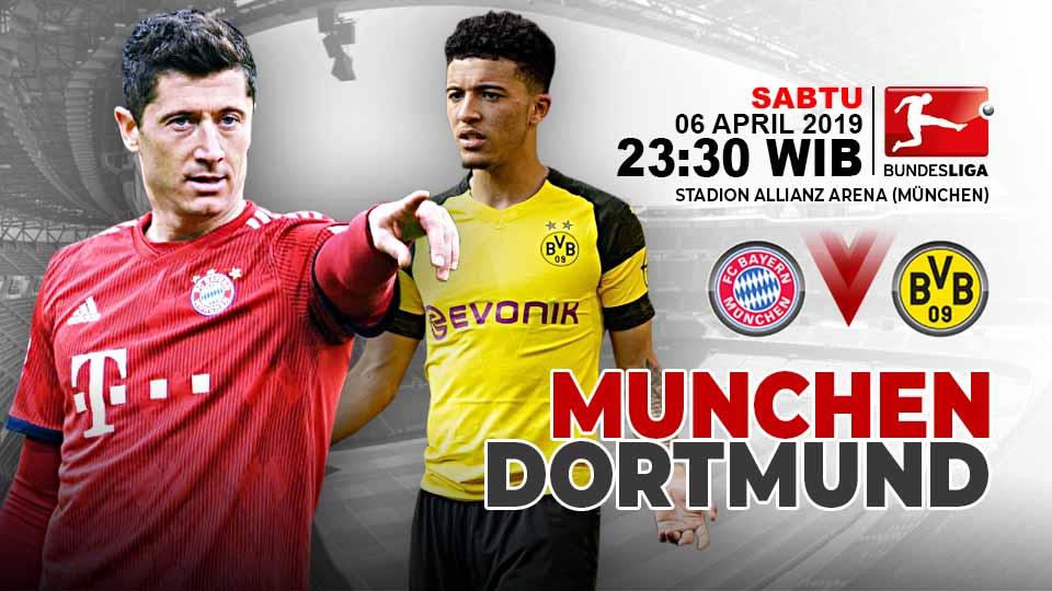 Pertandingan Bayern Munchen vs Borussia Dortmund./Indosport.com - INDOSPORT