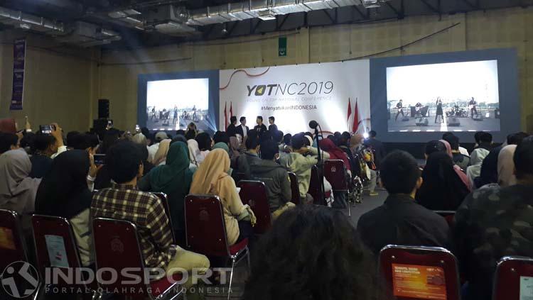 Acara Young On Top National Conference 2019 dengan Tema Menyatukan Indonesia Copyright: Neneng Astrianti/INDOSPORT