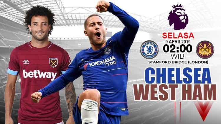 Prediksi pertandingan Liga Primer inggris Chelsea vs West Ham(8/4/2019). - INDOSPORT