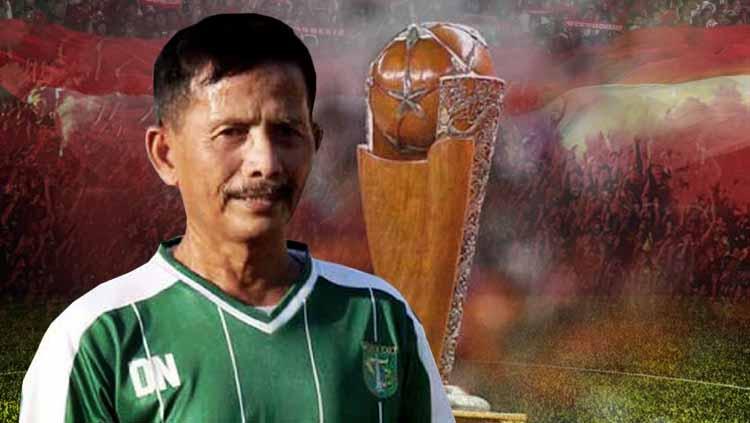 Djajang Nurdjaman pelatih Persebaya Surabaya dan trofi Piala Presiden 2019