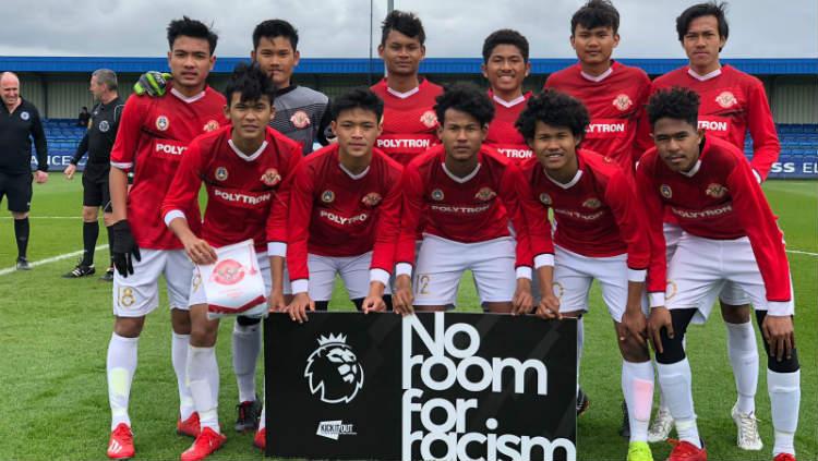 Garuda Select jelang pertandingan menghadapi klub sepak bola Inggris, Preston North End, Selasa (09/04/19) malam. supersoccer.tv - INDOSPORT
