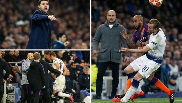 Harry Kane mengalami cedera engkel yang mengerikan di pertandingan Liga Champions antara Tottenham vs Manchester City. Getty Images/Express.co.uk - INDOSPORT