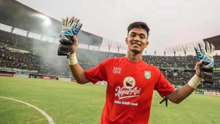 Kiper Persebaya Surabaya, Miswar Saputra Copyright: www.instagram.com/miswarsyahputra/