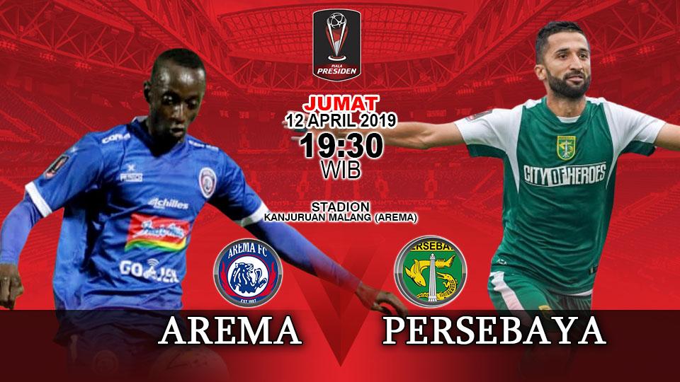 Prediksi pertandingan Arema FC vs Persebaya.