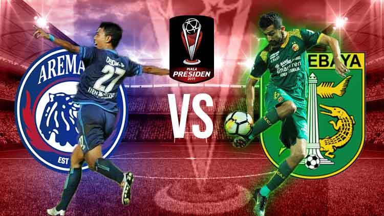 Pertandingan Final Piala Presiden Arema Fc vs Persebaya.