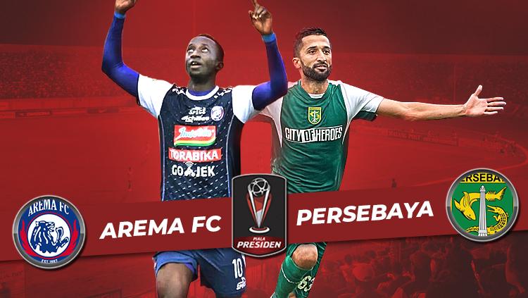 Final Piala Presiden 2019 antara Arema FC vs Persebaya Surabaya.