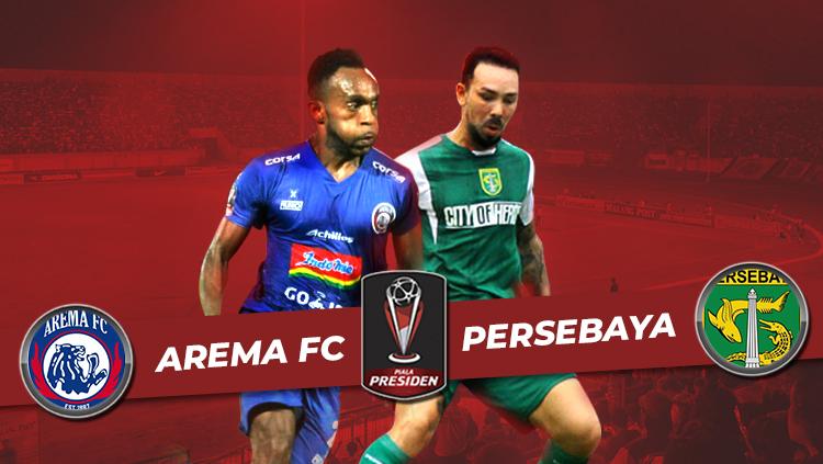 Final Piala Presiden 2019 antara Arema FC vs Persebaya Surabaya.