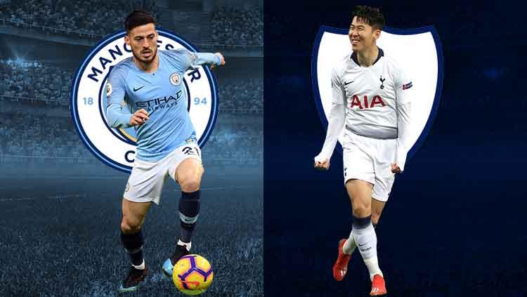David Silva vs Son Heung-Min jelang laga Liga Champions 8 besar. Copyright: footyrenders.com/Eli Suhaeli/INDOSPORT