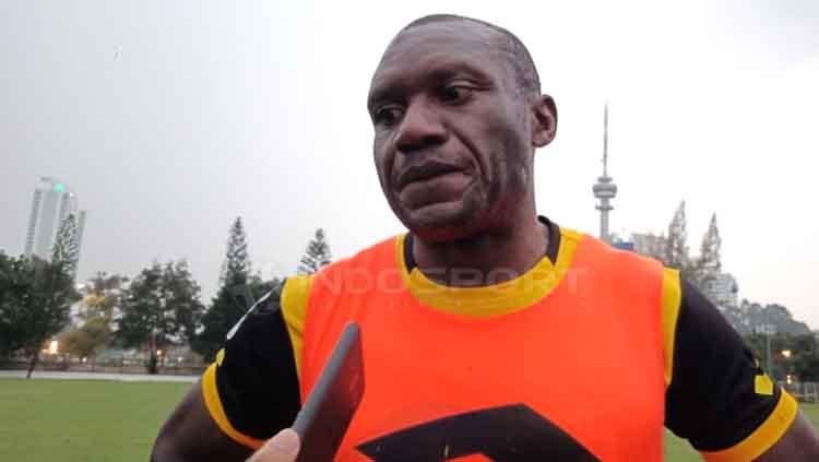 Herman Dzumafo, striker Bhayangkara FC - INDOSPORT