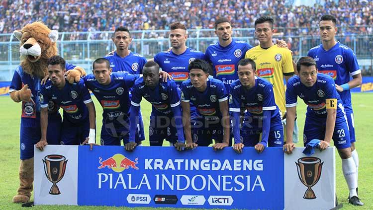 Skuat Arema FC. Ian Setiawan/INDOSPORT Copyright: Ian Setiawan/INDOSPORT