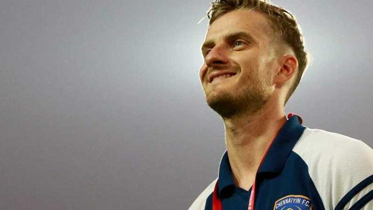 Rene Mihelic, pemain sepak bola incaran Persib Bandung.