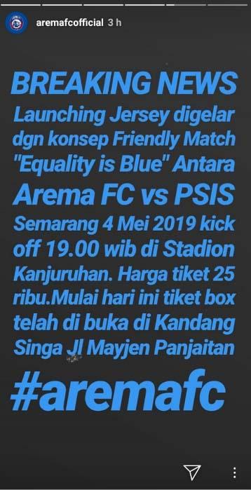 Story Arema FC Copyright: Arema FC