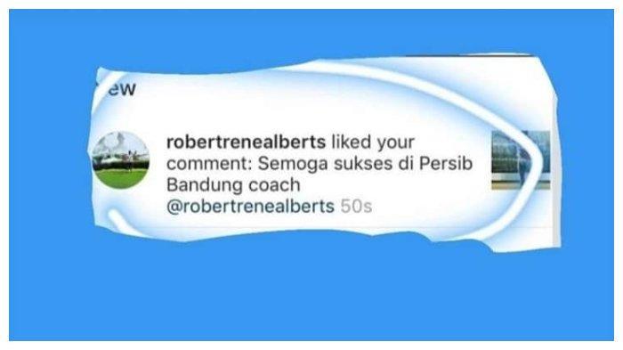 Robert Rene Albert menyukai komentar dari akun @arn_awal (Twitter @KabarKobotoh). Copyright: Twitter @KabarKobotoh