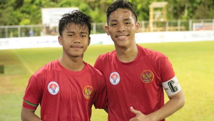 Syukran Arabia Samual (15) dan Andrian Rusdianto (15) sudah kembali ke Spanyol untuk bergabung dengan Leganes U16. Copyright: Indo Football Scout