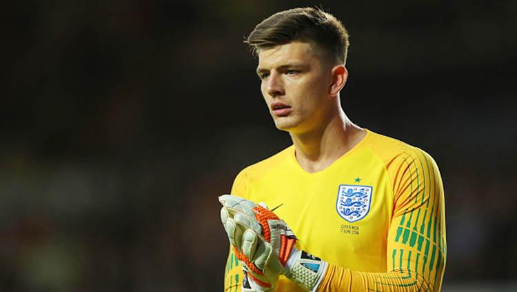 Nick Pope kiper Timnas Inggris pada laga persahabatan melawan Kosta Rika di Elland Road 07 Juni 2018. Robbie Jay Barratt - AMA/Getty Images - INDOSPORT
