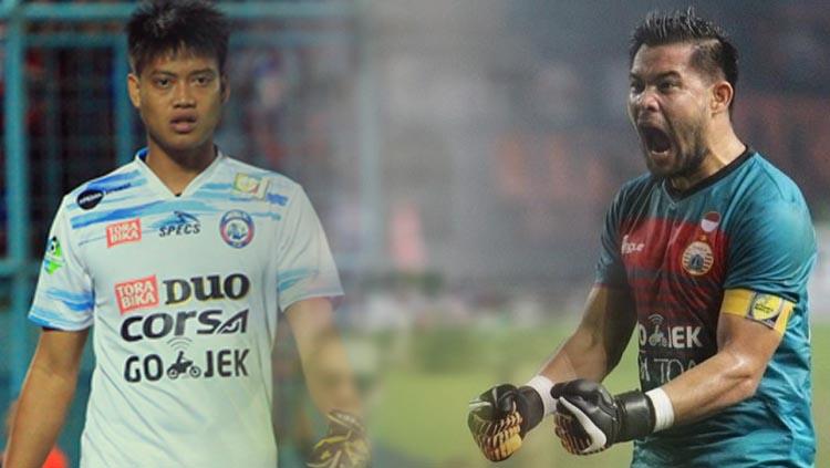 Kurnia Meiga dan Andritany.