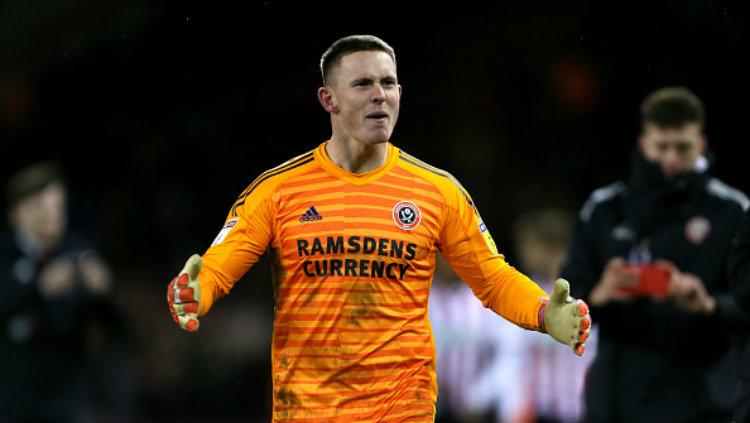 Dean Henderson blunder saat Inggris kalah dari Rumania.