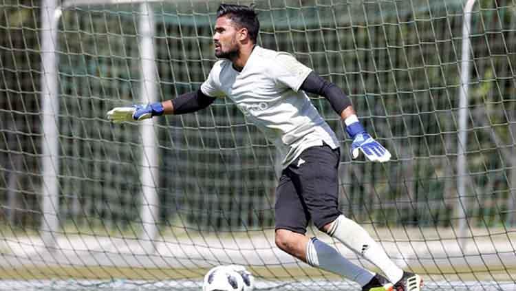 Benjamin van Leer saat mengikuti sesi latihan di Ajax Amsterdam.