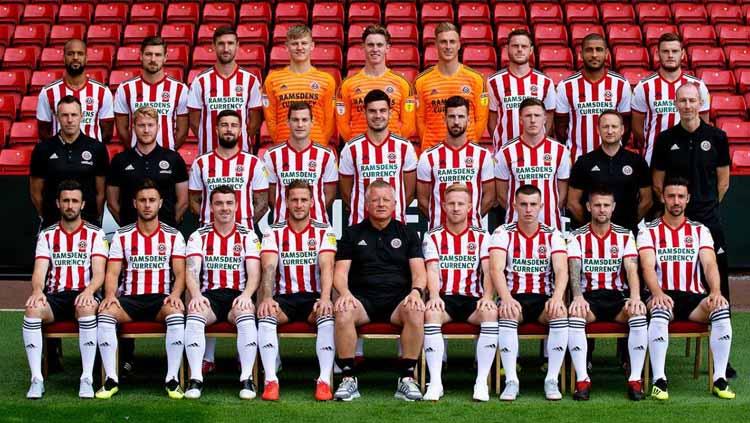 Skuat utama Sheffield United 2018/19. Copyright: www.sufc.co.uk