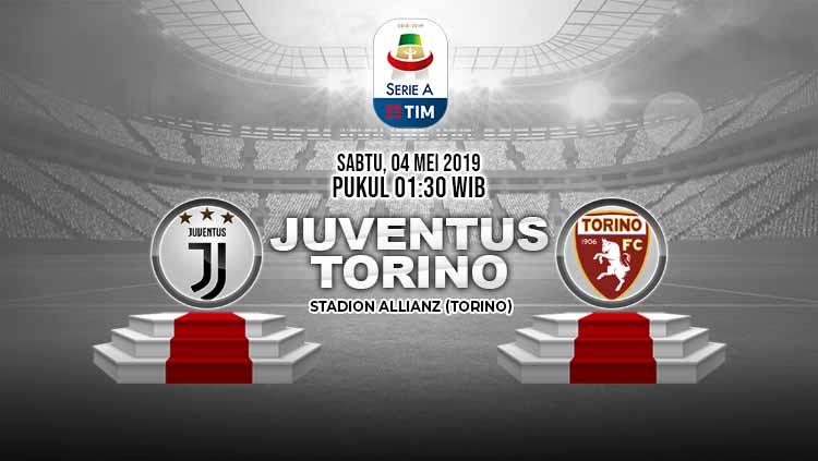 Pertandingan Juventus vs Torino. Grafis: Tim/Indosport.com