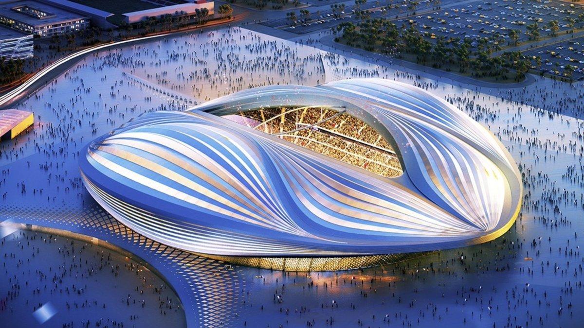 Stadion Al Wakrah Copyright: twitter.com/WomenintheWorld