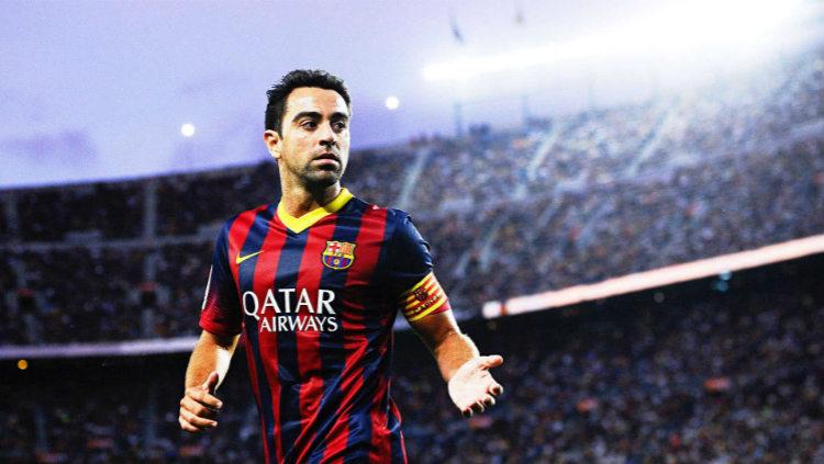 Xavi Hernandez, legenda Barcelona yang memilih untuk pensiun pada akhir musim 2018/19 usai menjajal sepak bola Qatar. Foto: pinterest.com