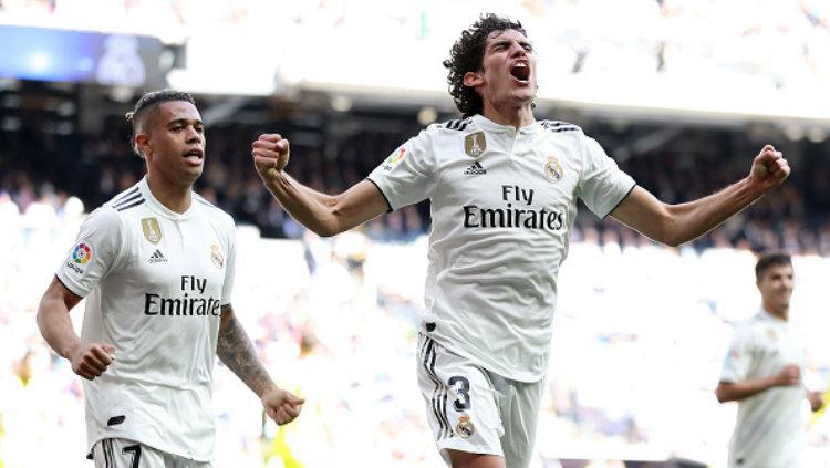 Vallejo merayakan golnya ke gawang Villarreal Copyright: Angel Martinez/Getty Images