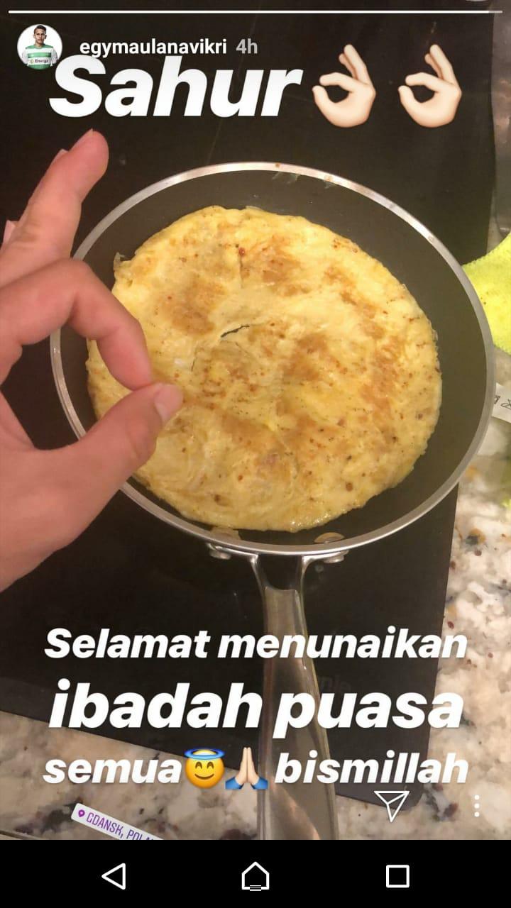 Insta Story Egy Maulana Vikri Copyright: Instagram