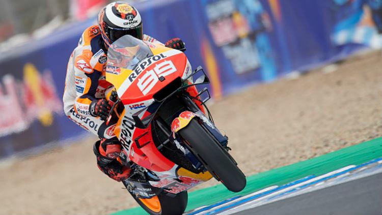 Jorge Lorenzo saat di balapan MotoGP Spanyol di Sirkuit Jerez, Minggu (06/05/19). Copyright: Jose Breton/NurPhoto via Getty Images