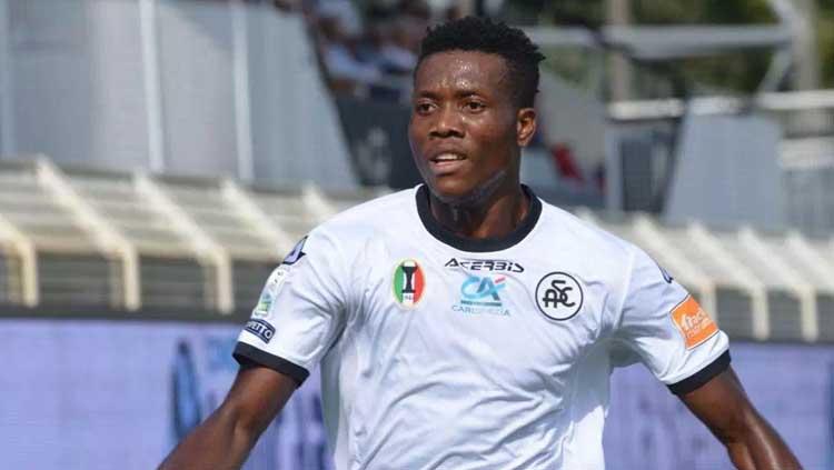 Striker Spezia Calcio, David Chidozie Okereke. Copyright: But Football Club