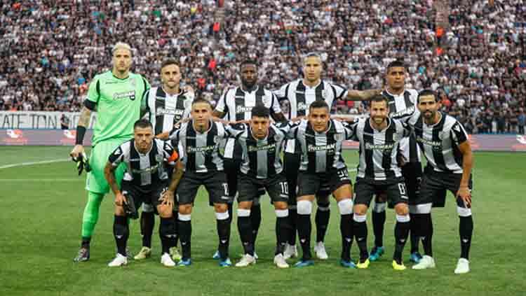 Skuat PAOK FC saat melawan Basel di Toumba stadium. NurPhoto/Getty Images