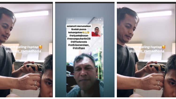 Gaya baru Sutan Zico saat tampil di laga Garuda Select vs Leicester City Copyright: Story Sutan Zico
