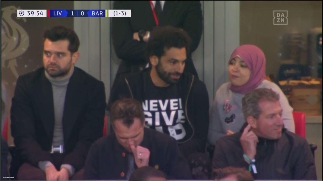 Mohamed Salah dan istrinya Copyright: twitter.com/MikeBeauvais