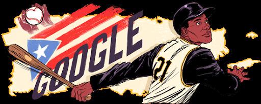 Roberto Clemente Google Doodle Copyright: https://www.google.com/doodles