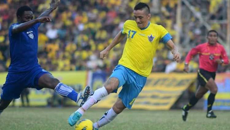 Aldo Barreto Miranda saat berseragam Gresik United.