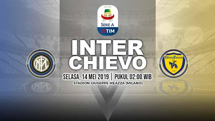 Pertandingan Inter Milan vs Chievo. Grafis: Yanto/Indosport.com
