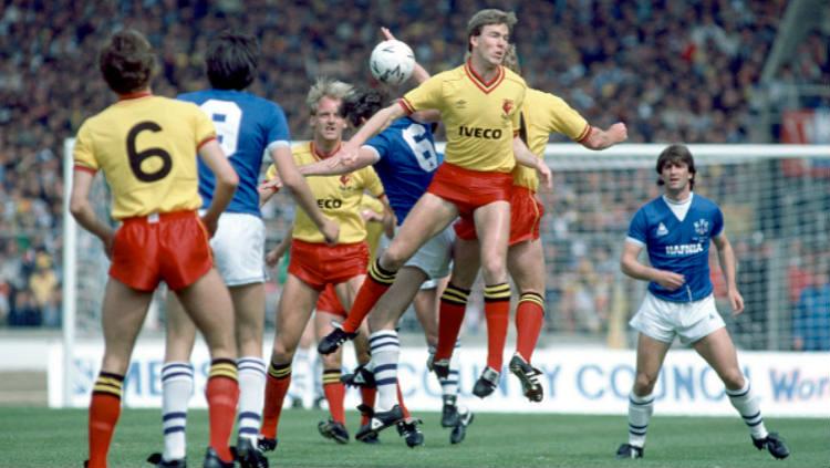 Everton vs Watford, pertandingan final Piala FA 1983/84. (Foto: Keith Hailey/Popperfoto/Getty Images) - INDOSPORT