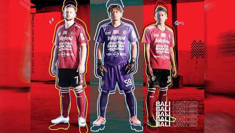 Jersey Bali United untuk musim 2019. Copyright: Instagram.com/baliunitedfc