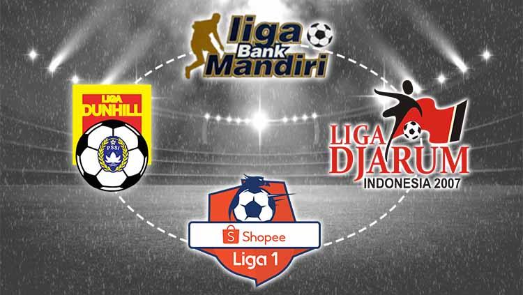 Seperempat Abad Era Profesional, Tahun Perak Sepak bola Indonesia. Grafis: Yanto/Indosport.com