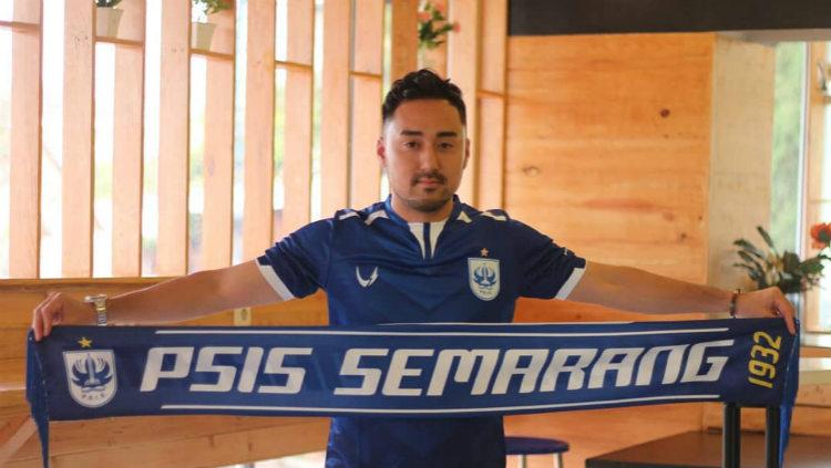 Shohei Matsunaga saat diperkenalkan oleh PSIS Semarang untuk Liga 1 2019. (Foto: Media PSIS)
