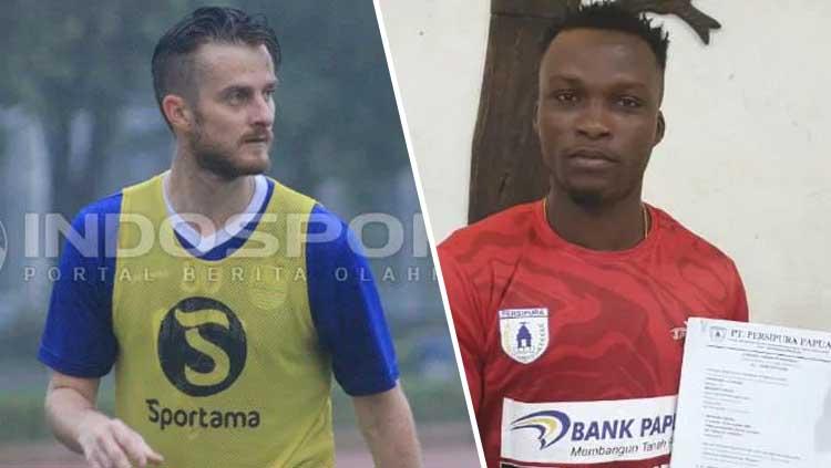 Pemain asing baru Persib Bandung vs Persipura Jayapura, Rene Mihelic dan Ibrahim Conteh