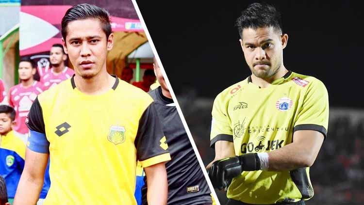 Indra Kahfi dan Andritany Ardhiyasa.