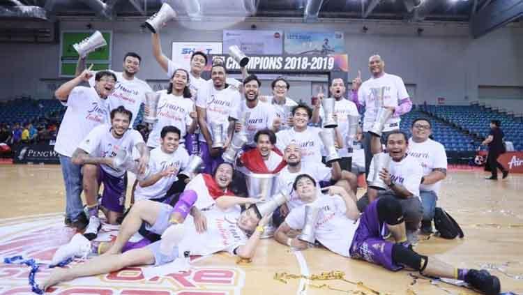 BTN CLS Knights Indonesia saat berhasil menjuarai ABL 2018-2019.