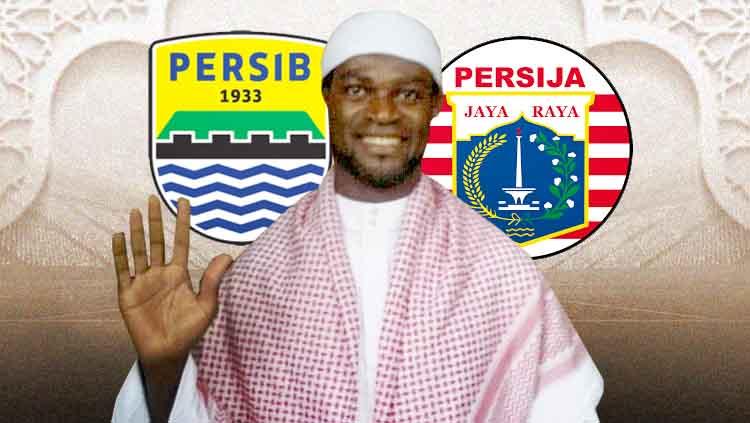 Abanda Herman, pesepak bola mualaf mantan Persib dan Persija.