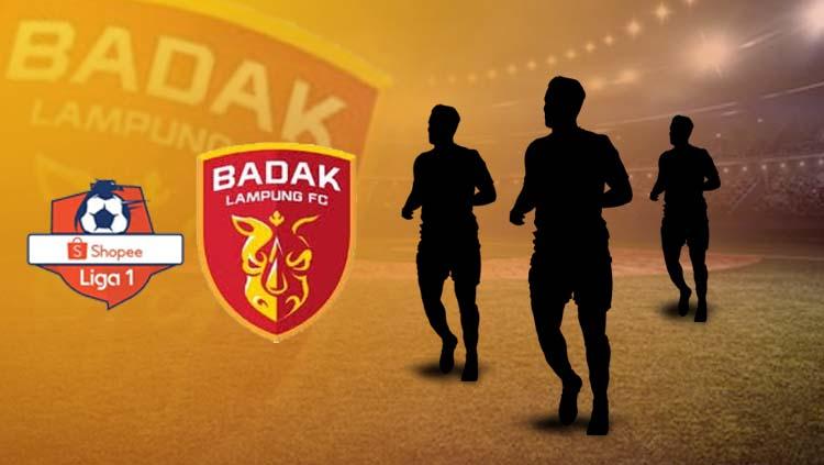Ilsutrasi Perseru Badak Lampung FC, tim penampung pemain buangan Liga 1.